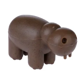 Comparer les prix de Jouet à mordre hippopotame avec couineur TIAKI 13,5 x 6 x 8 cm