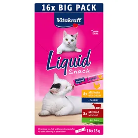 Meilleurs prix pour Vitakraft Liquid Snack multipack snack pour chat (16 x 15 g) 1 paquet