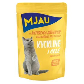 Meilleurs prix pour 12x85g Mjau Cat Pouch poulet en gelée nourriture pour chats humide