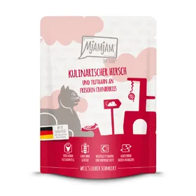 Meilleurs prix pour MjAMjAM 6 x 300 g pour chat - cerf, dinde