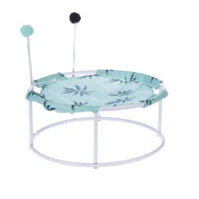 Meilleurs prix pour TIAKI Bain de soleil palmier avec pompons Ø45x19cm chat