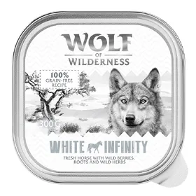 Meilleurs prix pour Wolf of Wilderness Adult - Single Protein 6 x 300 g pour chien - White Infinity - cheval