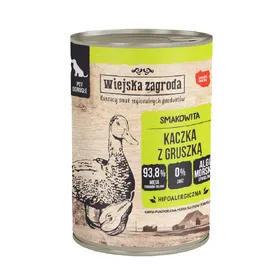 Comparer les prix de Lot Wiejska Zagroda Dog 24 x 400 g pour chien - canard, poires