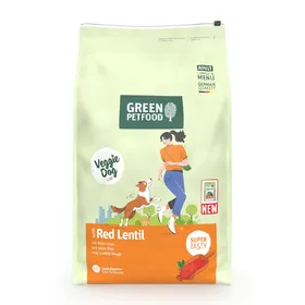 Meilleurs prix pour 10kg Green Petfood Veggie Dog avec lentille rouge nourriture sèche pour chiens