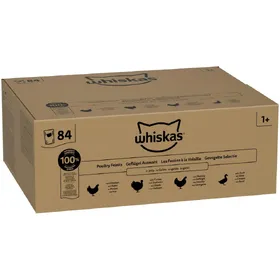 Meilleurs prix pour 84x85 g Whiskas 1+ adulte les festins à la volaille en gelée pâtée pour chat