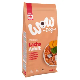 Meilleurs prix pour Lot économique: 2x6kg Adulte WOW saumon nourriture sèche pour chien