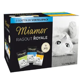 Comparer les prix de Ragoût Royal lapin, poulet, thon Miamor - Nourriture pour Chat
