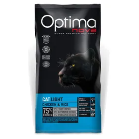 Comparer les prix de Optimanova Light - Croquettes pour chat