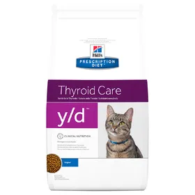 Comparer les prix de Y/d Thyroid Care Hill's Prescription Diet - Croquettes pour chat