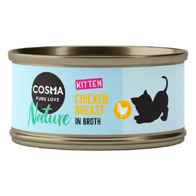 Comparer les prix de Cosma Nature Kitten poulet - Pâtée pour chat