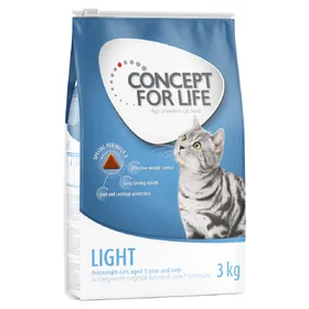 Comparer les prix de Light Adult Concept for Life - Croquettes pour chat