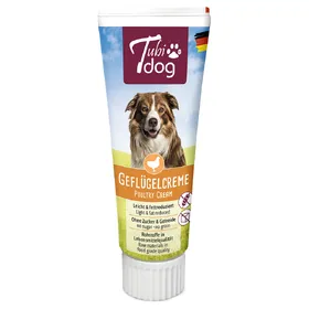 Meilleurs prix pour 75g de crème de volaille en tube Friandise pour chien TubiDOG