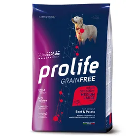 Comparer les prix de Dog Prolife Grain free bœuf & pomme de terre - 2 x 10 kg