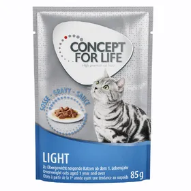 Meilleurs prix pour Light en sauce Concept for Life - Nourriture pour chat