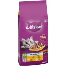 Meilleurs prix pour Lot Whiskas pour chat - 1+ Stérilisé poulet (2 x 14 kg)