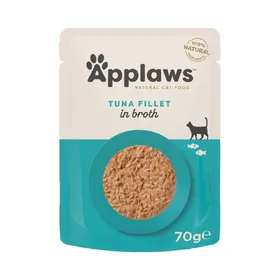 Meilleurs prix pour 12 x 70 g filet de thon Cat Natural Applaws pour chat