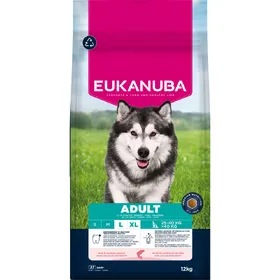 Meilleurs prix pour 2x12kg Eukanuba Premium Nutrition Adult Large & Giant Breed saumon sec