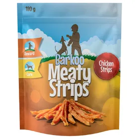Meilleurs prix pour Barkoo Meaty Strips pour chien 180 g : 30 % de remise ! - Strips