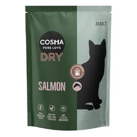 Meilleurs prix pour Cosma Croquettes extrudées au saumon pour chat – 2 kg