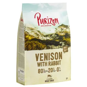 Meilleurs prix pour Purizon Adult gibier, lapin sans céréales - Croquettes pour chien