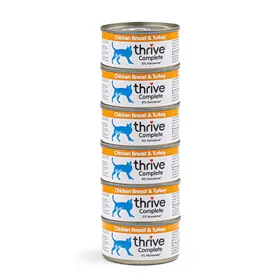 Comparer les prix de Thrive Complete blanc de poulet, dinde - Pâtée pour chat