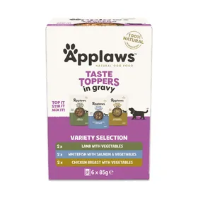 Comparer les prix de Applaws Taste Toppers lot mixte en sauce - Pâtée pour chien