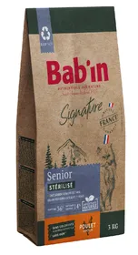 Comparer les prix de BAB'IN Signature Senior 7+ au poulet pour chat senior stérilisé
