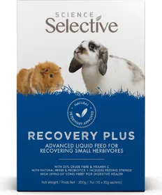 Meilleurs prix pour Suprême Science Selective Vetcare Recovery Plus Sachet aliment de gavage lapin, cobayes, chinchillas, octodons 