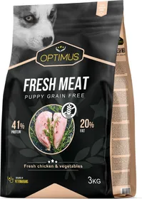 Meilleurs prix pour OPTIMUS Fresh Meat Puppy au poulet frais sans céréales pour chiot