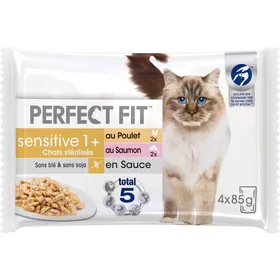 Comparer les prix de PERFECT FIT Pâtée mixte pour chat stérilisé et sensible