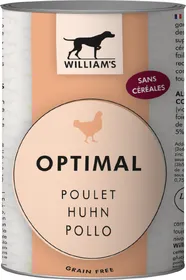 Comparer les prix de WILLIAM'S Pâtée pour chien sans céréales au poulet