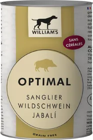 Comparer les prix de WILLIAM'S Pâtée pour chien sans céréales au sanglier
