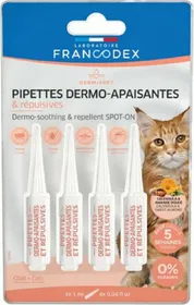 Meilleurs prix pour Francodex Pipettes Dermo Insectifuges pour chat x4