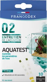 Comparer les prix de Aquatest 10 bandelettes FRANCODEX