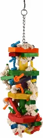 Meilleurs prix pour Jouet RAINBOW DIN Flamingo pour Grande perruche et Perroquet 50cm