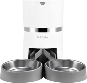 Comparer les prix de Distributeur programmable de croquettes à double sortie - 3.8L - Zolia ZD 380
