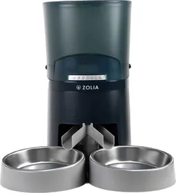 Comparer les prix de Distributeur programmable de croquettes à double sortie - 7L - Zolia ZD 700