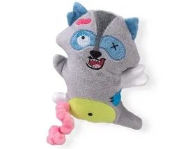 Meilleurs prix pour Jouet chien Scary raton-laveur avec os 17,5cm