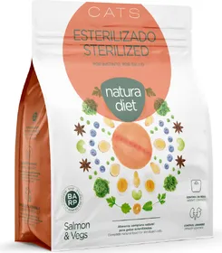 Meilleurs prix pour Natura Diet Sterilized Saumon 400 Gr