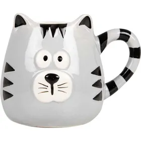 Comparer les prix de Mug chat gris Zoomalia