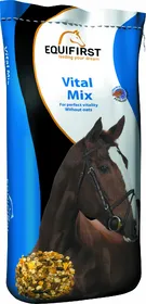 Comparer les prix de Equifirst Vital Mix aliment floconné sans avoine pour chevaux et poneys de sport et de loisir