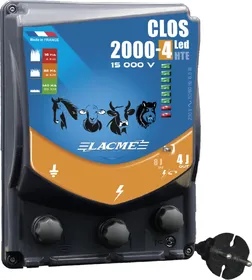 Comparer les prix de Électrificateur secteur Lacmé Clos 4 joules en sortie avec barre graphe