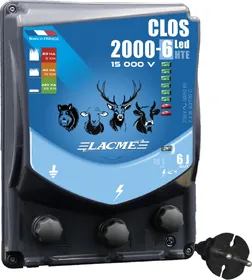 Meilleurs prix pour Électrificateur secteur Lacmé Clos 2000 - 6 joules en sortie avec barre graphe