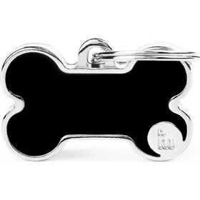 Meilleurs prix pour Médaille à graver Basic Handmade Os noir