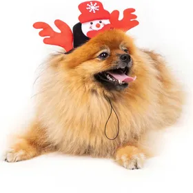 Comparer les prix de Déguisement pour chien chapeau de Noël bonhomme de neige Zolia