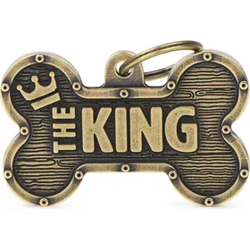 Comparer les prix de Médaille à graver Bronx os XXL the King doré