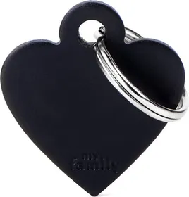 Comparer les prix de Médaille à graver Basic cœur alu noir