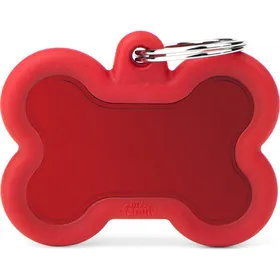 Comparer les prix de Médaille à graver Hushtag os alu rouge