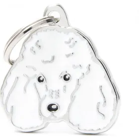 Meilleurs prix pour Médaille Friends Caniche blanc
