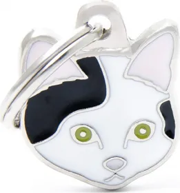 Meilleurs prix pour Médaille à graver Friends Chat Européen blanc et noir